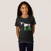 T-shirt Squelette Unicorne (Devant entier)