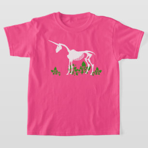 T-shirt Squelette Unicorne