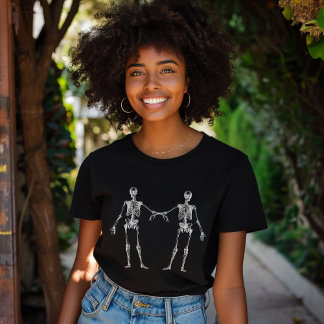 T-shirt Squelette Vintage amusant