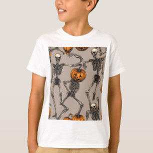 T-shirt Squelettes dansants d'Halloween