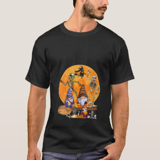 T-shirt Squelettes d'horreur de groupe avec costumes d'Hal