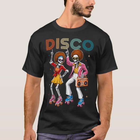 T-shirt Squelettes Disco (Devant)