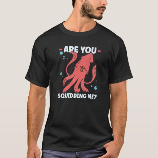 T-shirt Squid  Octopus  Squid Marine Biologist  4 (Devant)