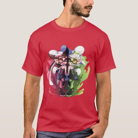 T-shirt Squid Sisters drôle (Devant)