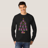T-shirt Squid  Xmas Lights Squid Christmas Tree (Devant entier)