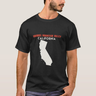 T-shirt Squirel Mountain Valley California USA State Amer
