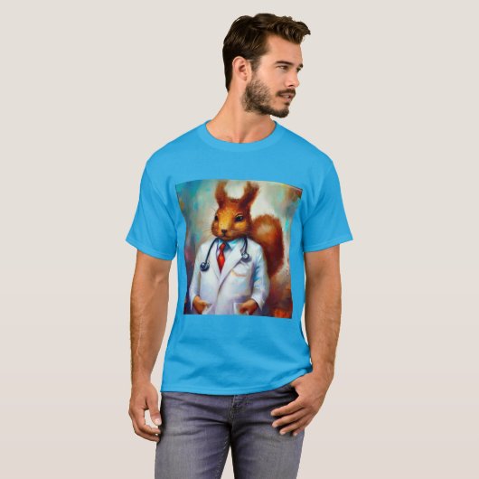 T-shirt Squirrel Doctor (Devant entier)