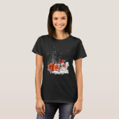 T-shirt Squirrel Knitting Scarf Winter Christmas Tree Xmas (Devant entier)