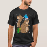 T-shirt Squirrel Menorah juif Hanoukka Chanukah Animal L<br><div class="desc">Squirrel Menorah Juif Hanoukka Chanukah Amoureux des animaux Cadeau</div>