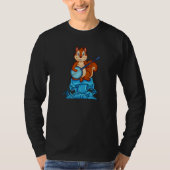 T-shirt Squirrel Plays Banjo On Mushroom (Devant)