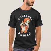 T-shirt Squirrel Power  Squirrel (Devant)