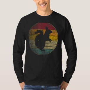 T-shirt Squirrel Randonnée Camping Retro Style Vintage 80s
