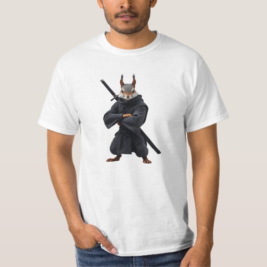T-shirt Squirrel Samurai (Devant)