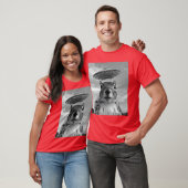 T-shirt Squirrel Sie With Alien UFO Funny Squirrel Gifts F (Unisexe)