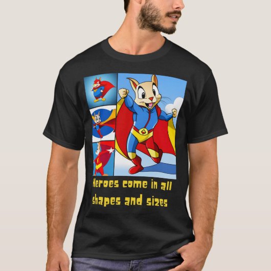 T-shirt Squirrel Superhéros (Devant)