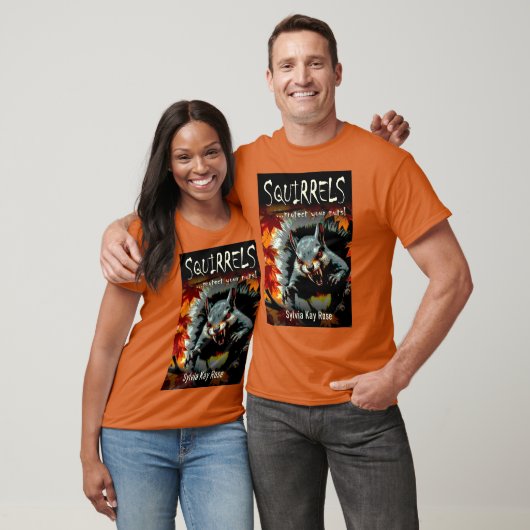 T-shirt Squirrels Protect Your Nuts Horror Comedy (Unisexe)