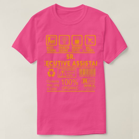 T-SHIRT SR ADJOINT EXÉCUTIF NICE DESIGN 2017 (Design devant)