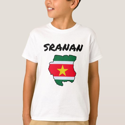 T-shirt Sranan (Suriname) (Devant)