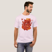 T-shirt Sri Ganesh en feu (Devant entier)