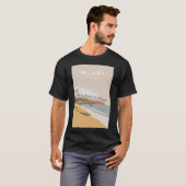 T-shirt Sri Lanka Hikkaduwa Travel Poster (Devant entier)