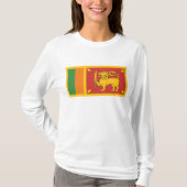 T-shirt Sri Lanka National Flag Lion Symbol (Devant)