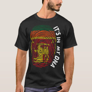 T-shirt Sri Lanka Son dans mon ADN Sri lanka drapeau Sri L