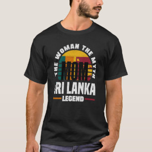 T-shirt Sri Lanka Sri Lanka Flag Mothers Day
