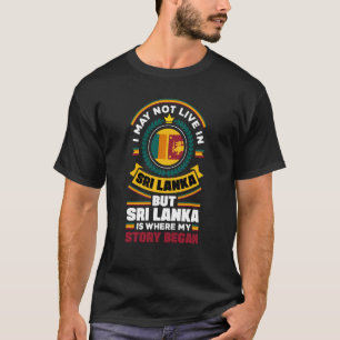 T-shirt Sri Lanka Sri Lankais Drapeau Sri Lanka Citation