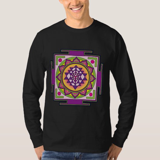 T-shirt Sri Yantra Mandala (Devant)