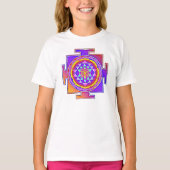 T-shirt Sri Yantra - Symbole hindouiste Design 1 (Devant)