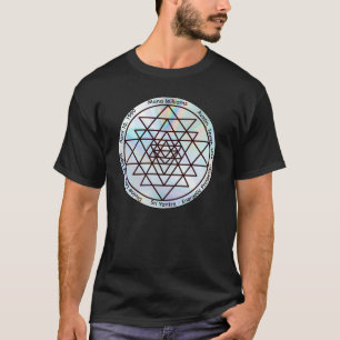 T-shirt Sri Yantra – Talisman de Protection Personnalisabl
