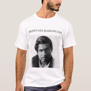 T-shirt Srinivasa Ramanujan mathématicien le plus extraord