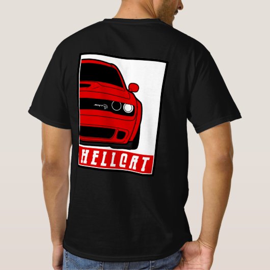 T-shirt SRT DODGE HELLCAT (Dos)