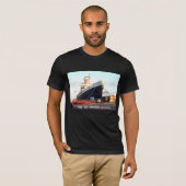 T-shirt SS États-Unis Ocean Liner     (Devant entier)