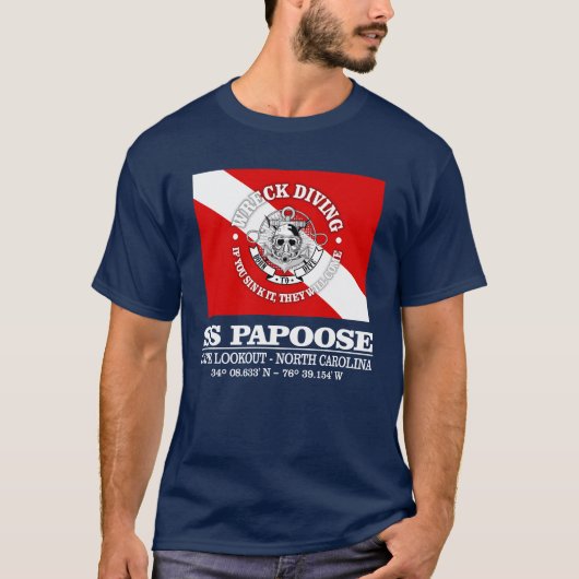 T-shirt SS Papoose (meilleures épaves) (Devant)