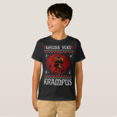 T-shirt Ss Vom Krampus Christmas Evil Xmas Horror Ugly Swe (Devant entier)