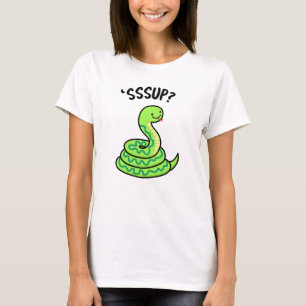 T-shirt Sssup Funny Hisser Snake Pun
