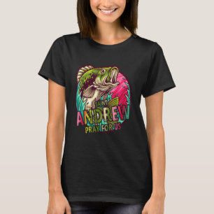 T-shirt St Andrew Patron de Pêche Saint de Fisherman Catho