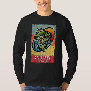 T-shirt St Andrew Pêche Patron Saint des Pêcheurs Cathol
