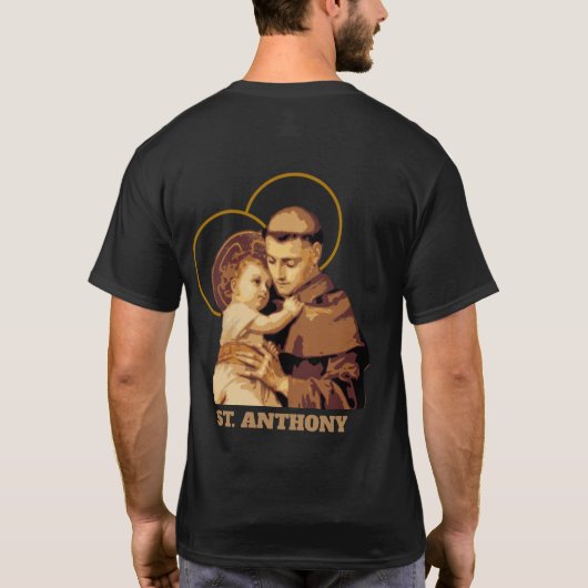 T-SHIRT ST. ANTHONY A MON DOS (Dos)
