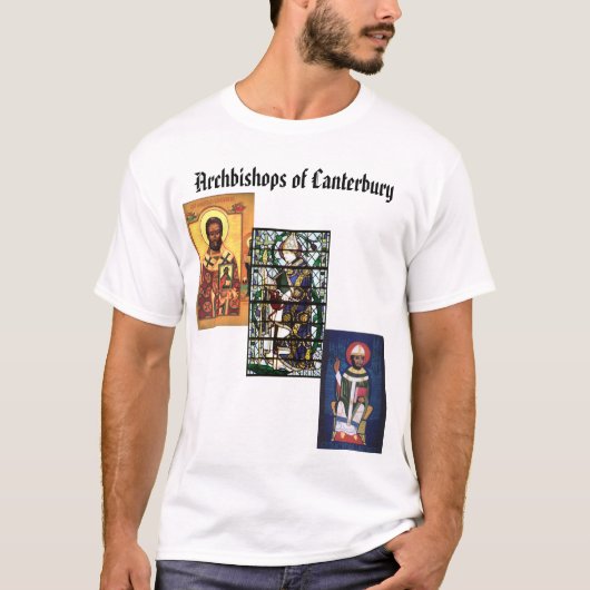T-shirt St Augustine de Cantorbéry, St Dunstan, St T… (Devant)