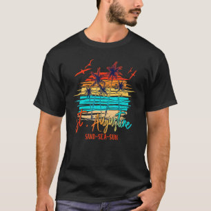 T-shirt St Augustine Florida Palm Beach Vacances Surfboard