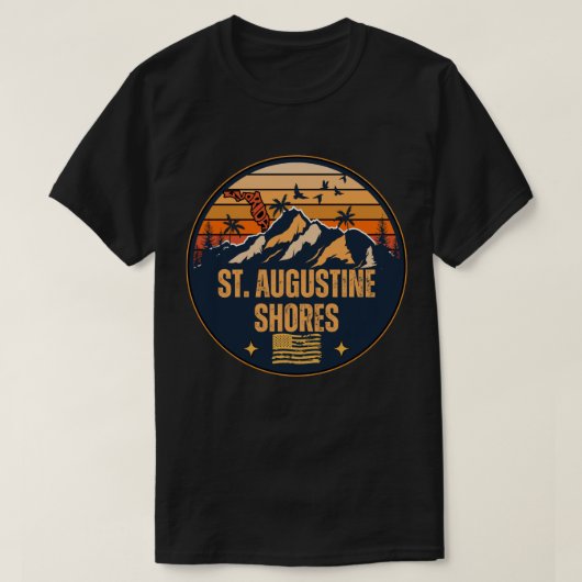 T-shirt St. Augustine Shores, Floride (Design devant)