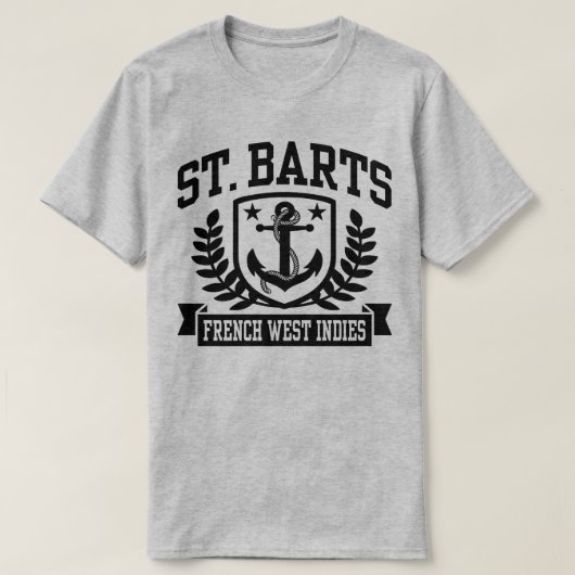 T-shirt St. Barts Antilles françaises (Design devant)