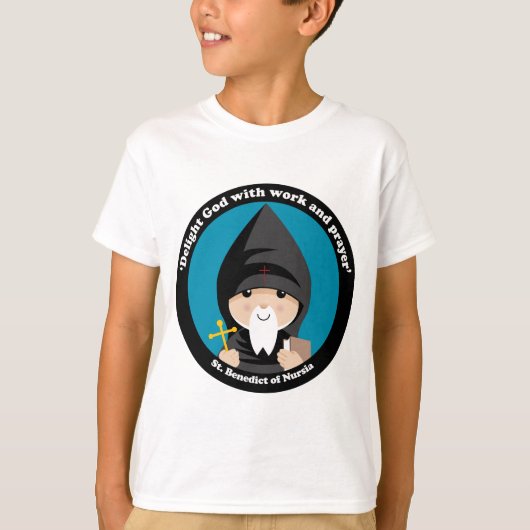T-shirt St Benoît de Nursia (Devant)