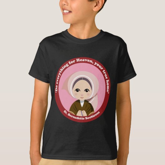 T-shirt St Bernadette Soubirous (Devant)