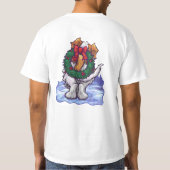 T-shirt St. Bernard Christmas (Dos)