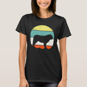 T-shirt St Bernard Dog Retro
