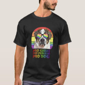T-shirt St Bernard Pro Choice Pro Feminism Pro Chiens Lgbt (Devant)