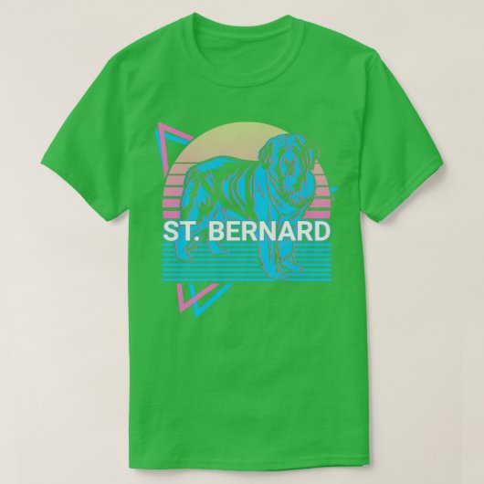 T-shirt St Bernard Retro (Design devant)